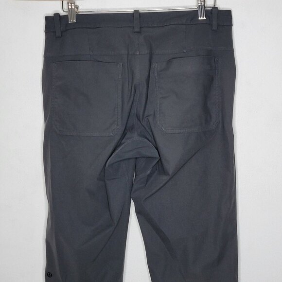 Lululemon ABC Pants 32 x 30 Dark Gray Straight Leg Casual 6 Pocket Performance‎ - Picture 4 of 5